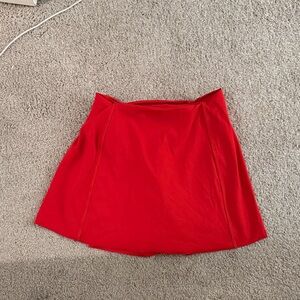 Spanx Red Tennis skirt